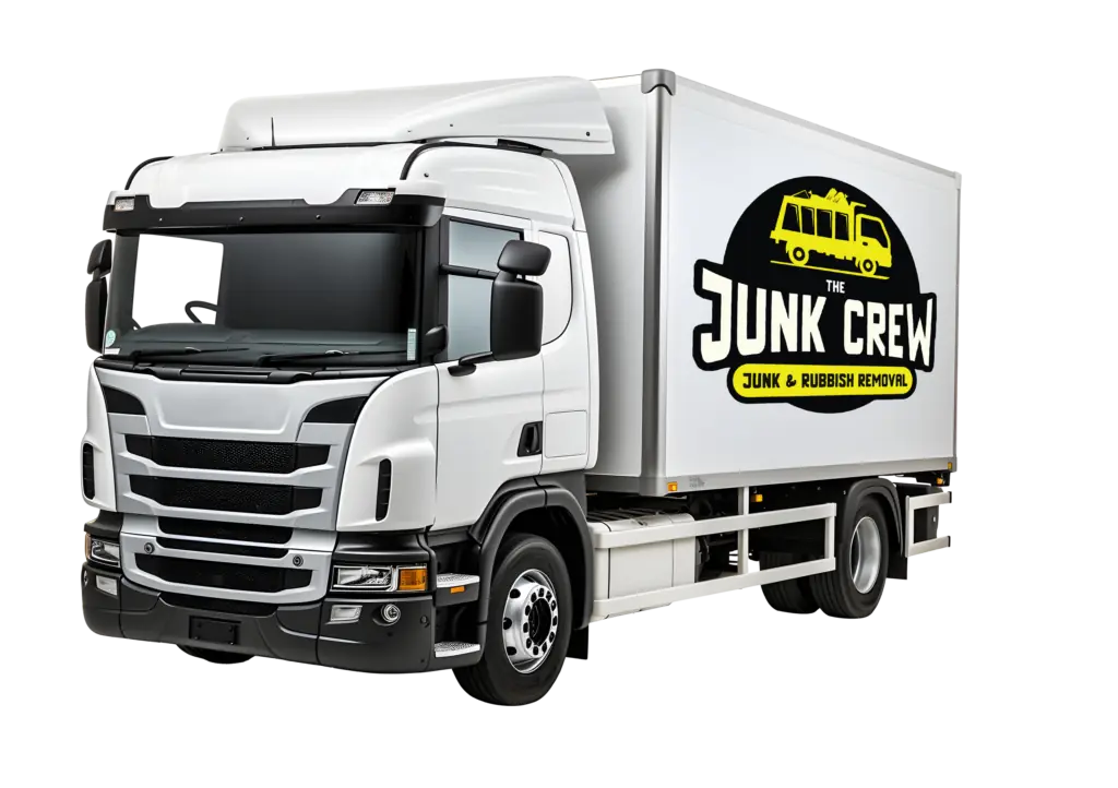 The Junk Crew rubbish removal truck Melbourne